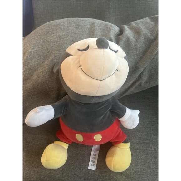 Disney Parks Cuddleez Mickey Mouse Soft Squish Pillow Large Plush 25" - Picture 1 of 7